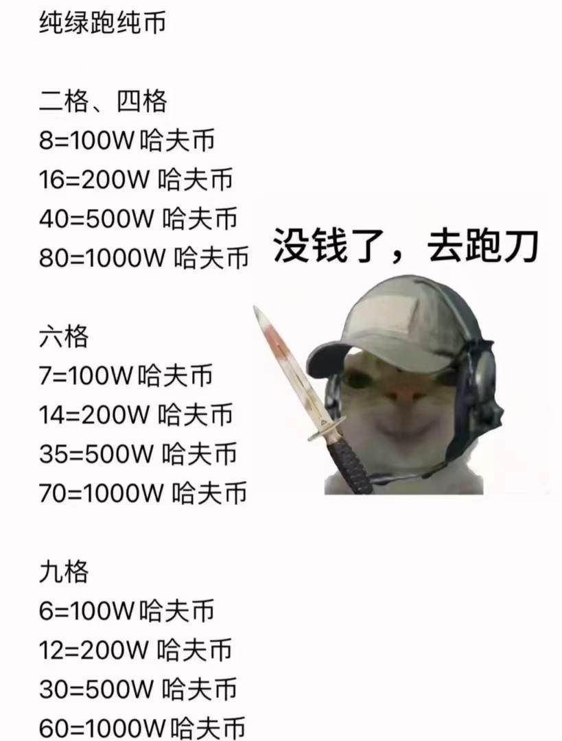 三角洲常规跑刀：纯哈弗币图片1